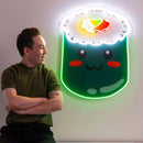 Green Sushi Led Neon Acrylic Artwork