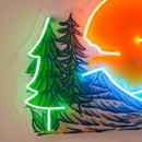 Winter Relaxation Led Neon Acrylic Artwork