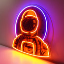 Astronaut Emblem Led Neon Acrylic Artwork