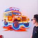 Adventure Jeep LED Neon Sign Light Pop Art