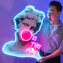 Is This Art Led Neon Acrylic Artwork