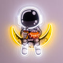 Astronaut Hamburger Led Neon Acrylic Artwork
