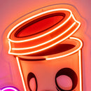 Zombie Cup Led Neon Acrylic Artwork