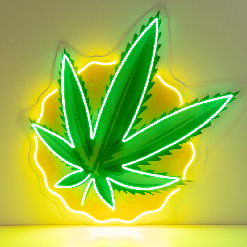 Cool Pothead Led Neon Acrylic Artwork