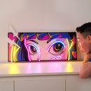 Radiant Gaze LED Neon Sign Light Pop Art