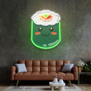 Green Sushi Led Neon Acrylic Artwork - Custom Neon Signs | LED Neon Signs | Zanvis Neon®