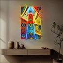 Lighthouse Painting In Abstract Art LED Neon Sign Light Pop Art