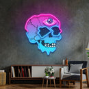 Psychedelic Trippy Skull LED Neon Sign Light Pop Art