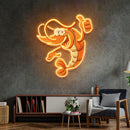 Thumps-up Shrimp Led Neon Acrylic Artwork - Custom Neon Signs | LED Neon Signs | Zanvis Neon®