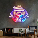 Cute Mummy Gaming LED Neon Sign Light Pop Art