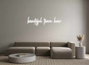 Custom Neon: beautyful tea...