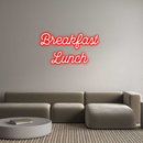 Custom Neon: Breakfast 
L...