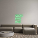 Custom Neon: BENDIGO 
KEB...