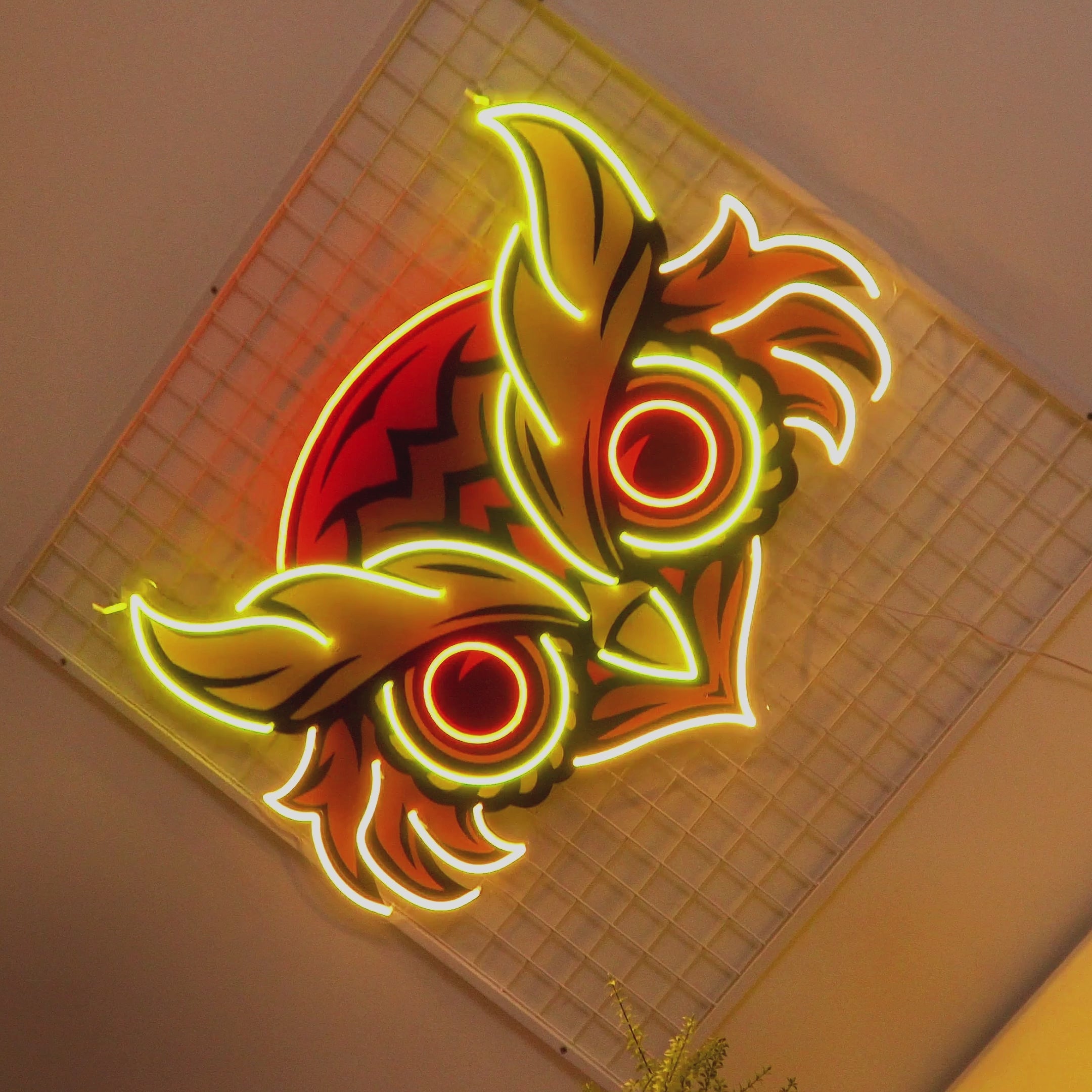 Brown Owl LED Neon Sign Light Pop Art