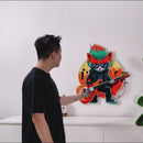 Cat Character With Guitar LED Neon Sign Light Pop Art