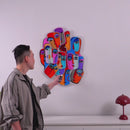 Multiple Colorful Faces Abstract Art LED Neon Sign Light Pop Art
