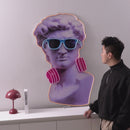 David Vibing Neon Acrylic Artwork