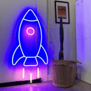 The Rocket Neon Sign - Custom Neon Signs | LED Neon Signs | Zanvis Neon®