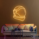 Astronaut Helmet Neon Sign - Custom Neon Signs | LED Neon Signs | Zanvis Neon®