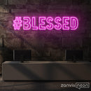 Blessed Neon Sign - Custom Neon Signs | LED Neon Signs | Zanvis Neon®