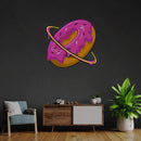 Doughnut Planet Led Neon Acrylic Artwork - Custom Neon Signs | LED Neon Signs | Zanvis Neon®
