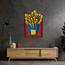 French Fries Led Neon Acrylic Artwork - Custom Neon Signs | LED Neon Signs | Zanvis Neon®