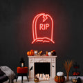 Grave Rip Led Neon Sign Halloween Light DecorGrave Rip Led Neon Sign Halloween Light Decor