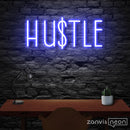 HUSTLE Neon Sign - Custom Neon Signs | LED Neon Signs | Zanvis Neon®