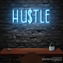 HUSTLE Neon Sign - Custom Neon Signs | LED Neon Signs | Zanvis Neon®