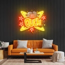 OUCH Led Neon Acrylic Artwork - Custom Neon Signs | LED Neon Signs | Zanvis Neon®