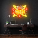 OUCH Led Neon Acrylic Artwork - Custom Neon Signs | LED Neon Signs | Zanvis Neon®