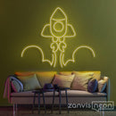 Rocket Launch Neon Sign - Custom Neon Signs | LED Neon Signs | Zanvis Neon®