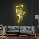 The Zeus and Thunderbolt Led Neon Acrylic Artwork Zanvis Neon