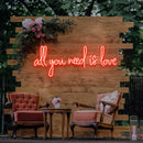 All You Need is Love Neon Sign - Custom Neon Signs | LED Neon Signs | Zanvis Neon®