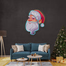Big Beard Santa Neon Sign - Christmas - Custom Neon Signs | LED Neon Signs | Zanvis Neon®