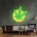 Cool Pothead Led Neon Acrylic Artwork - Custom Neon Signs | LED Neon Signs | Zanvis Neon®
