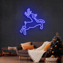 Christmas Deer Neon Sign - Custom Neon Signs | LED Neon Signs | Zanvis Neon®