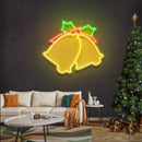 Christmas Double Bell Neon Sign - Custom Neon Signs | LED Neon Signs | Zanvis Neon®