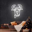 Dear Head Christmas Neon Sign - Custom Neon Signs | LED Neon Signs | Zanvis Neon®