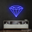 Diamond Neon Sign - Custom Neon Signs | LED Neon Signs | Zanvis Neon®