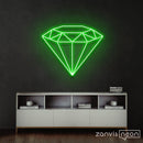 Diamond Neon Sign - Custom Neon Signs | LED Neon Signs | Zanvis Neon®