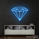 Diamond Neon Sign - Custom Neon Signs | LED Neon Signs | Zanvis Neon®
