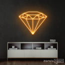 Diamond Neon Sign - Custom Neon Signs | LED Neon Signs | Zanvis Neon®