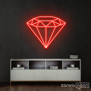 Diamond Neon Sign - Custom Neon Signs | LED Neon Signs | Zanvis Neon®