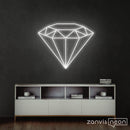 Diamond Neon Sign - Custom Neon Signs | LED Neon Signs | Zanvis Neon®