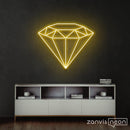 Diamond Neon Sign - Custom Neon Signs | LED Neon Signs | Zanvis Neon®