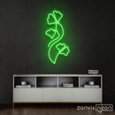 Ginkgo Biloba Leaf Neon Sign - Custom Neon Signs | LED Neon Signs | Zanvis Neon®
