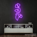 Ginkgo Biloba Leaf Neon Sign - Custom Neon Signs | LED Neon Signs | Zanvis Neon®