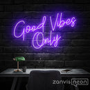Good Vibes Only Neon Sign - Custom Neon Signs | LED Neon Signs | Zanvis Neon®