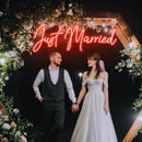 Just Married Neon Sign - Custom Neon Signs | LED Neon Signs | Zanvis Neon®